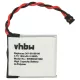 VHBW Smartwatch Battery 361-00108-00, 361-00108-01 - 160 mAh 3.7 V Li-polymer