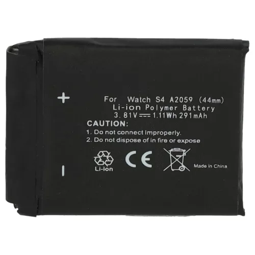 VHBW Smartwatch Battery Apple A2059 - 291 mAh 3.81 V Li-polymer