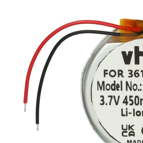 VHBW Smartwatch Akku Garmin PD3555w, 361-00061-00, PD3555 - 450 mAh 3,7 V Li-Ion