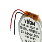VHBW Smartwatch Akku Garmin PD3555w, 361-00061-00, PD3555 - 450 mAh 3,7 V Li-Ion