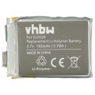 VHBW Smartwatch Akku AHB322028, 322028 - 190 mAh 3,7 V Li-Polymer