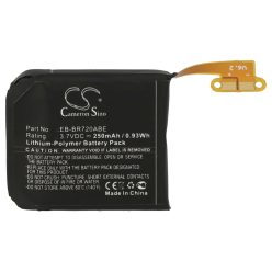   VHBW Smartwatch Akku Samsung EB-BR720ABE - 250 mAh 3,7 V Li-Polymer