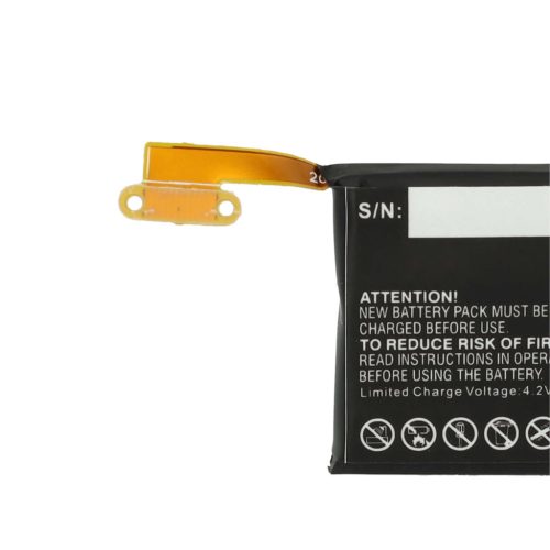 VHBW Smartwatch Akku Samsung EB-BR720ABE - 250 mAh 3,7 V Li-Polymer