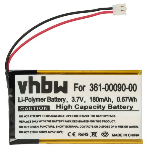 VHBW Smartwatch Akku 361-00090-00 - 180 mAh 3,7 V Li-Polymer