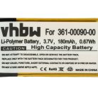 VHBW Smartwatch Akku 361-00090-00 - 180 mAh 3,7 V Li-Polymer