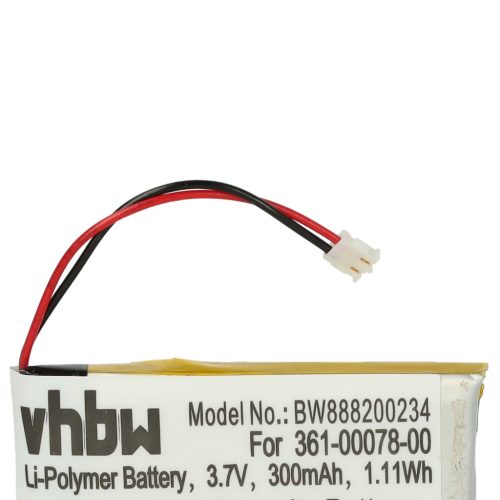 VHBW Smartwatch Battery Garmin 361-00078-00 - 300 mAh 3.7 V Li-polymer