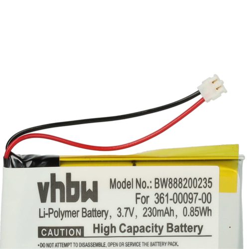 VHBW Smartwatch Battery 361-00097-00 - 230 mAh 3.7 V Li-polymer