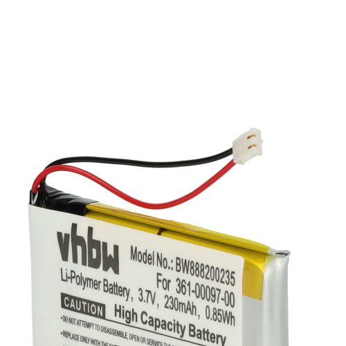 VHBW Smartwatch Battery 361-00097-00 - 230 mAh 3.7 V Li-polymer