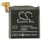 VHBW Smartwatch Battery GH43-04922A, EB-BR500ABU - 230 mAh 3.85 V Li-polymer