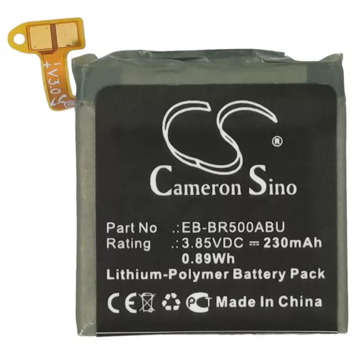 VHBW Smartwatch Battery GH43-04922A, EB-BR500ABU - 230 mAh 3.85 V Li-polymer