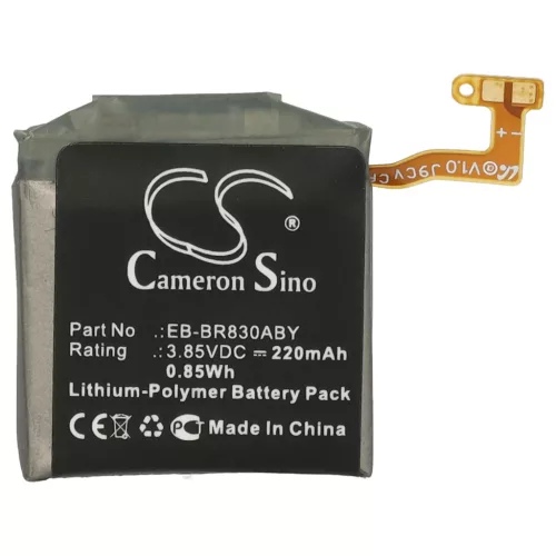 VHBW Smartwatch Battery EB-BR830ABY, GH43-04968A - 220 mAh 3.85 V Li-polymer