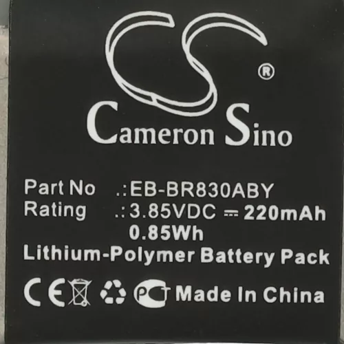 VHBW Smartwatch Battery EB-BR830ABY, GH43-04968A - 220 mAh 3.85 V Li-polymer