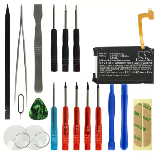 VHBW Smartwatch Akku EB-BR730ABE, GH43-04538B - 300 mAh 3,7 V Li-Polymer