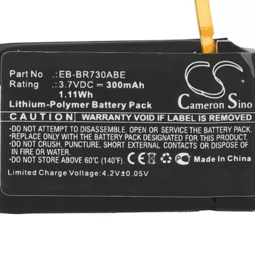 VHBW Smartwatch Akku EB-BR730ABE, GH43-04538B - 300 mAh 3,7 V Li-Polymer