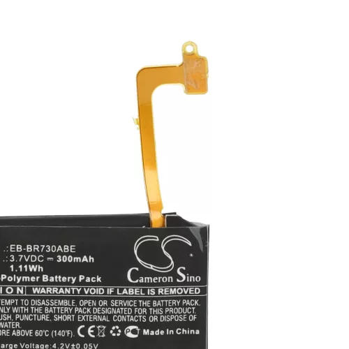 VHBW Smartwatch Akku EB-BR730ABE, GH43-04538B - 300 mAh 3,7 V Li-Polymer