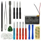 VHBW Smartwatch Akku Garmin 361-00126-00 - 400 mAh 3,7 V Li-Polymer