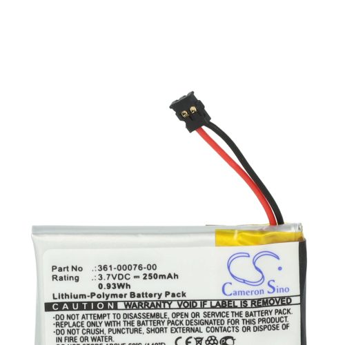VHBW Smartwatch Akku Garmin 361-00076-00 - 250 mAh 3,7 V Li-Polymer