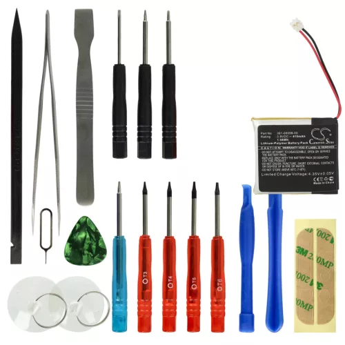 VHBW Smartwatch Akku Garmin 361-00098-00 - 410 mAh 3,8 V Li-Polymer