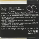 VHBW Smartwatch Akku Garmin 361-00098-00 - 410 mAh 3,8 V Li-Polymer