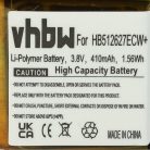 VHBW Smartwatch Akku Huawei HB512627ECW - 410 mAh 3,8 V Li-Polymer