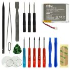 VHBW Smartwatch Akku 361-00086-00, 361-00072-10, 361-00072-00 - 180 mAh 3,7 V Li-Polymer