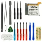 VHBW Smartwatch Akku EB-BR380, EB-BR380FBE - 300 mAh 3,7 V Li-Polymer