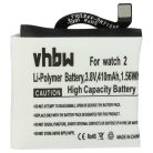 VHBW Smartwatch Battery Huawei HB512627ECW, 1ICP5/26/27 - 410 mAh 3.8 V Li-polymer