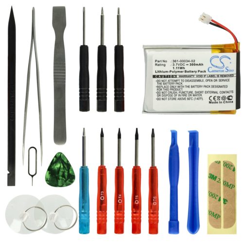 VHBW Smartwatch Akku Garmin 361-00034-02 - 300 mAh 3,7 V Li-Polymer