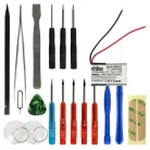 VHBW Smartwatch Battery LSSP031420AB - 70 mAh 3.7 V Li-polymer