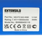 VHBW Staubsauger Akku 945-0024, 945-0006, 205-0001, 945-0005 - 6000 mAh 7,4 V Li-Ion