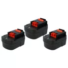 VHBW Electric Tool Battery A12EX, A1712, A12-XJ, A12, A12E - 3300 mAh 12 V NiMH