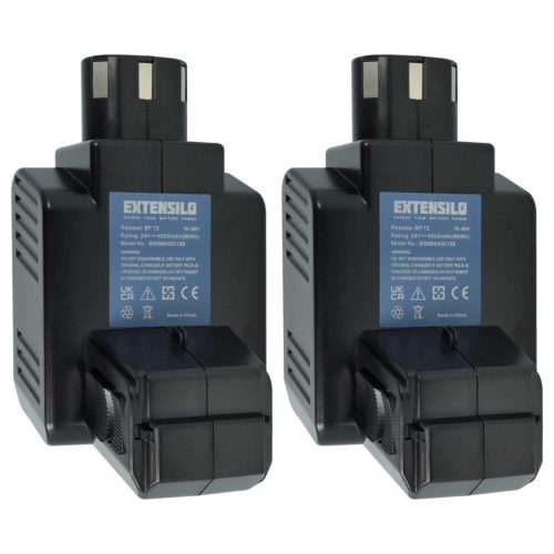VHBW Electric Tool Battery BP72, BP60, 331530, BP40 - 4000 mAh 24 V NiMH