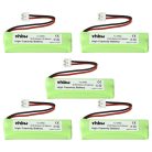 VHBW Akkumulátor GPHC05RN01, GP1010, VT50AAAALH2BMJZ - 500 mAh 2,4 V NiMH