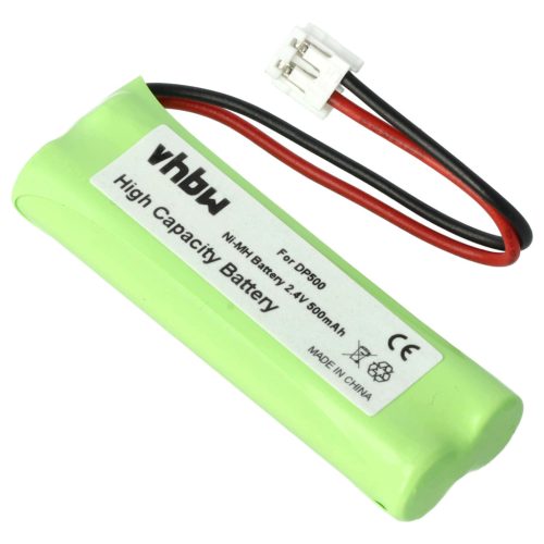 VHBW Akkumulátor GPHC05RN01, GP1010, VT50AAAALH2BMJZ - 500 mAh 2,4 V NiMH