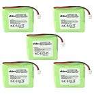 VHBW Telefon Akku GP0827, 5M702BMX, GP0748, GP0747, GP0735 - 600 mAh 2,4 V NiMH