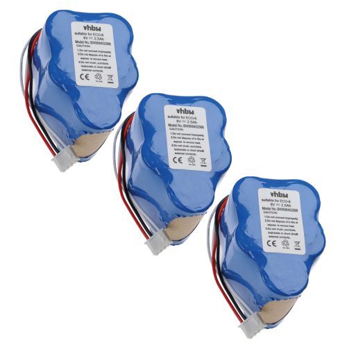 VHBW Akku Hoover 945-0005, 945-0006, 205-0001, 945-0024, LP43SC3300P5 - 2500 mAh 6 V NiMH