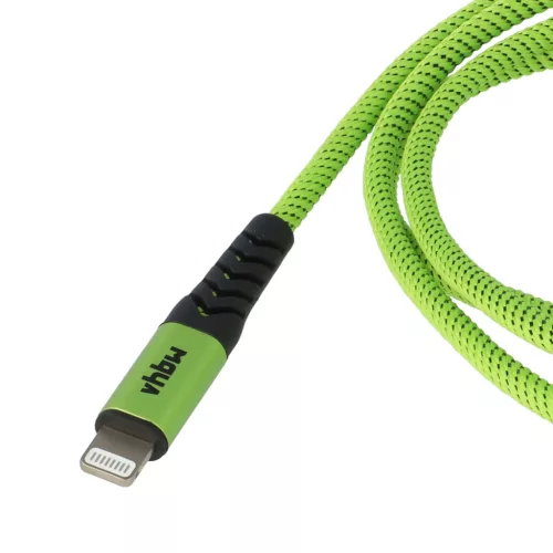 VHBW Lightning Cable USB C, Thunderbolt 3 - 100 cm Green Black