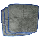 VHBW Car Care Kit - 3x 380 GSM Microfiber Cloths, 1x Wash Mitt
