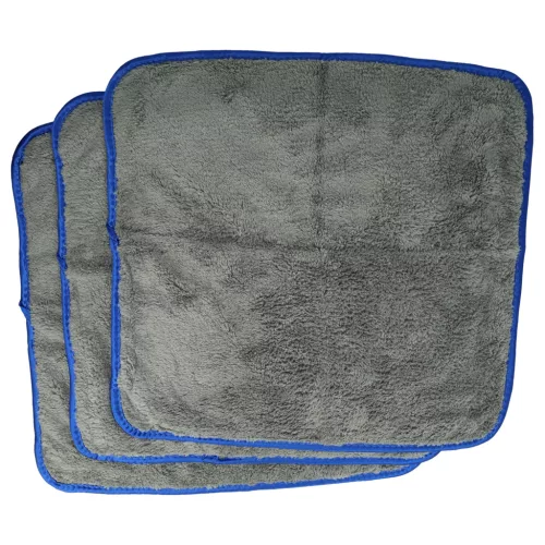 VHBW Car Care Kit - 3x 380 GSM Microfiber Cloths, 1x Wash Mitt