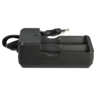 VHBW Dual Charger for CR123A Batteries - 700 mAh 3.6 V Li-Ion