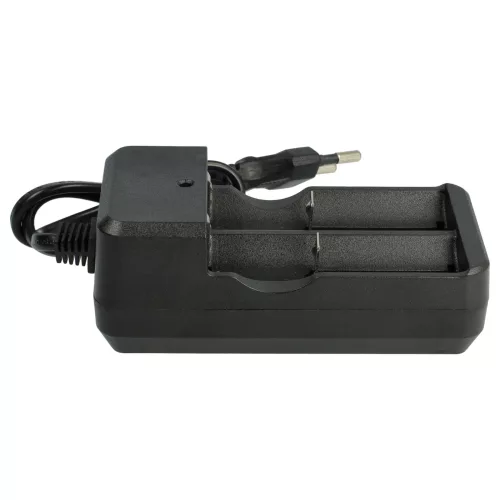 VHBW Dual Charger for CR123A Batteries - 700 mAh 3.6 V Li-Ion
