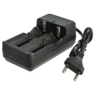 VHBW Dual Charger for CR123A Batteries - 800 mAh 3.6 V Li-Ion