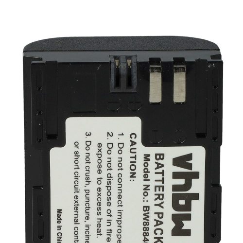 VHBW Akku Canon LP-E6 Ersatz - 1600 mAh 7,4 V Li-Ion