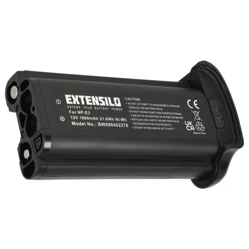 VHBW Battery Canon 7084A002, 7084A001, NP-E3 - 1800 mAh 12 V NiMH