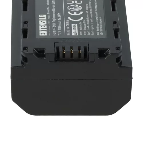 VHBW Camera Battery NP-FZ100 - 2400 mAh 7.2 V Li-Ion
