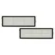 VHBW HEPA Filter + Frame for Dreame, Xiaomi, Mova Mijia 1C Robot Vacuum - 15x5x1.4 cm