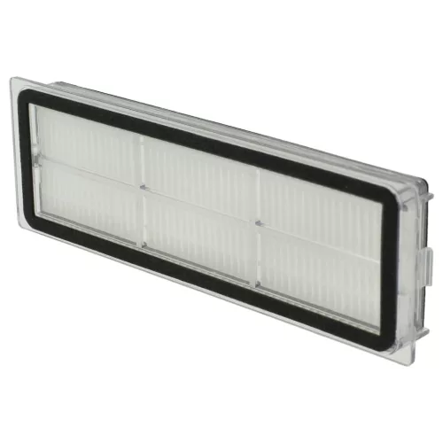 VHBW HEPA Filter + Frame for Dreame, Xiaomi, Mova Mijia 1C Robot Vacuum - 15x5x1.4 cm
