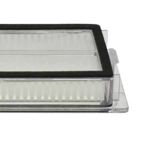 VHBW HEPA Filter + Frame for Dreame, Xiaomi, Mova Mijia 1C Robot Vacuum - 15x5x1.4 cm