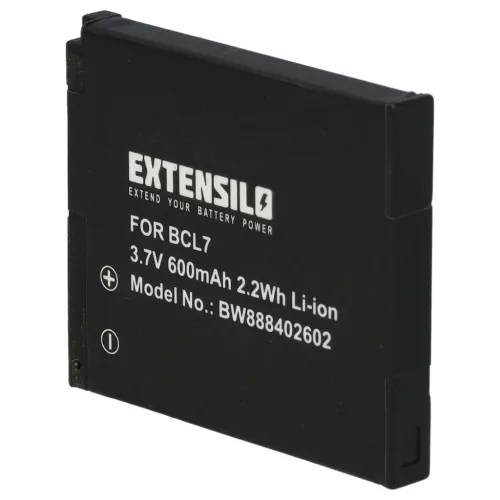 VHBW Kamera Akku DMW-BCL7, DMW-BCL7E - 600 mAh 3,7 V Li-Ion