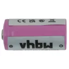 VHBW Universeller Akku 16340, DL123A, CR123R, CR17335, EL123AP, CR17345, CR123A - 800 mAh 3,6 V Li-Ion
